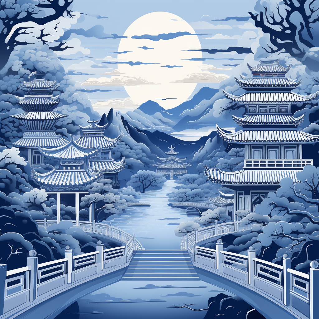古建筑新构想_ai素材描述关键词生成咒语-灵图AI素材